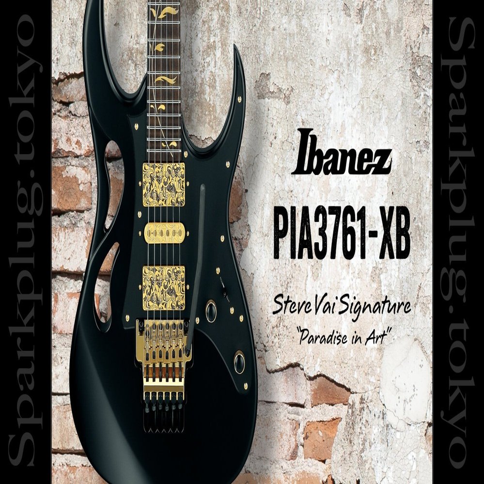 精悍なOnyx Black！アイバニーズによるスティーヴ・ヴァイ・モデル