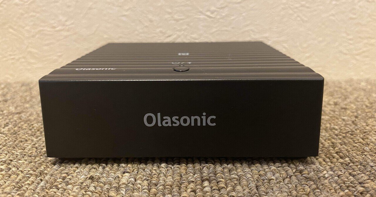 Olasonic Bluetoothレシーバー NA-BTR1 B（ブラック） Olasonic NA-BTR1。Bluetooth+LDACで手持ちのオーディオシステム