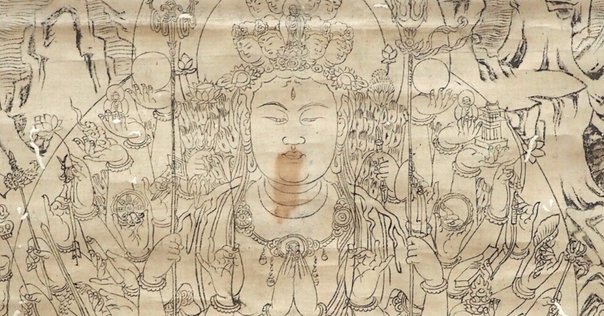 インド　ミティラー画(原画) ミティラー画(原画) インド