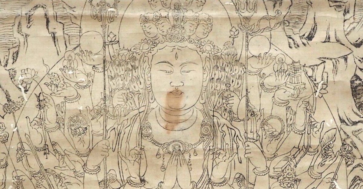 平安から鎌倉時代に作られた白描の仏像カタログが美しい……@東京