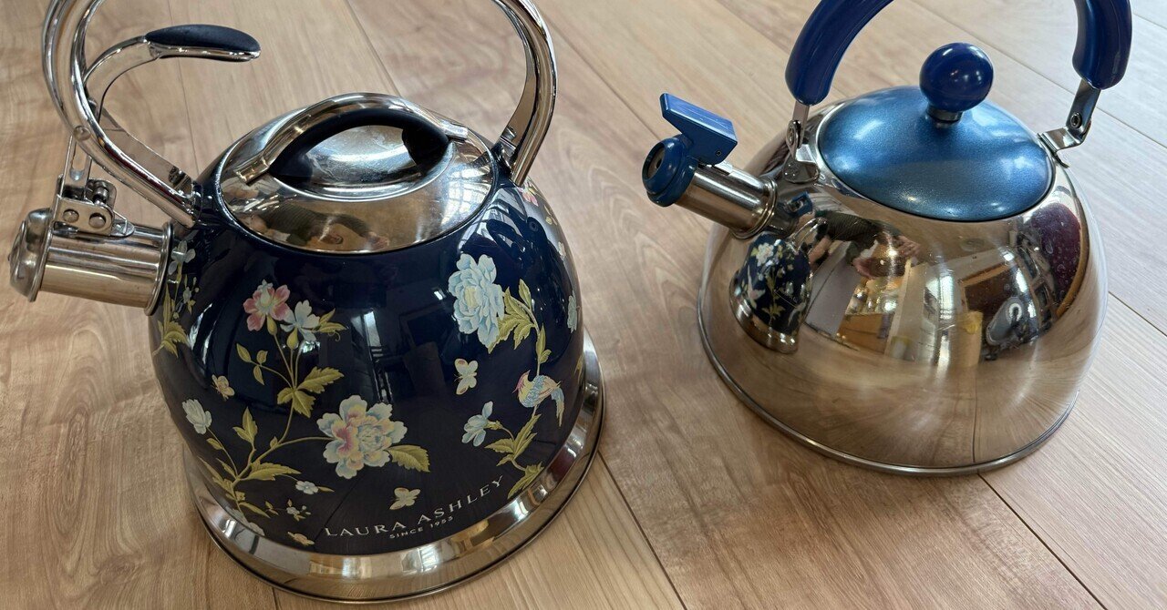 絵柄が印象的なローラアシュレイ のケトル──わざわざ個人輸入して