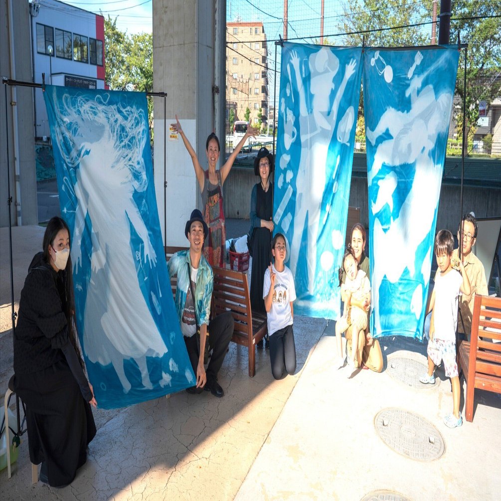 Art project 2025】 等身大の家族写真、ヘアドネーション前の記念