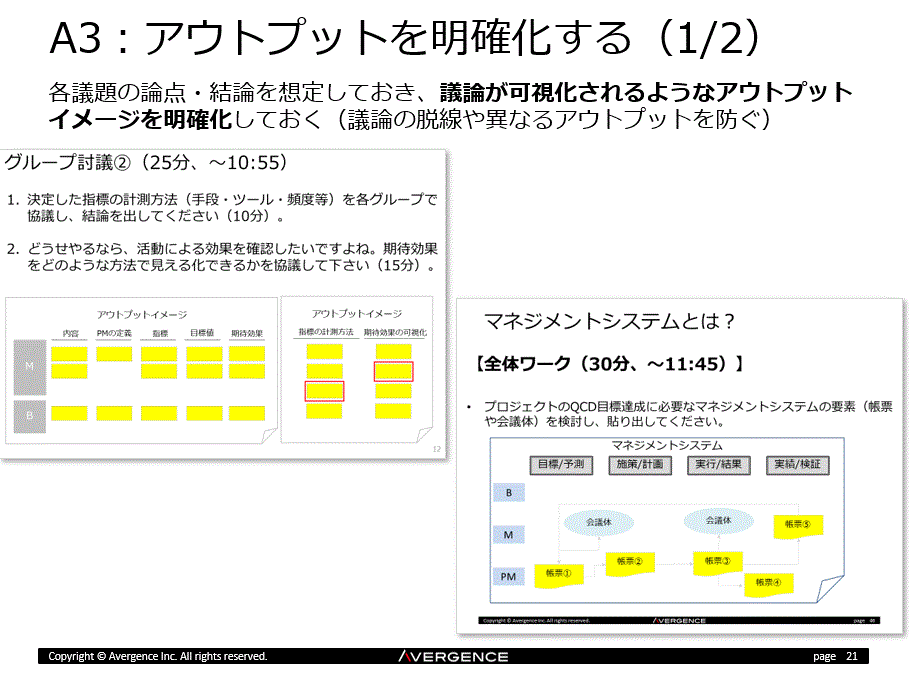 アウトプットイメージ