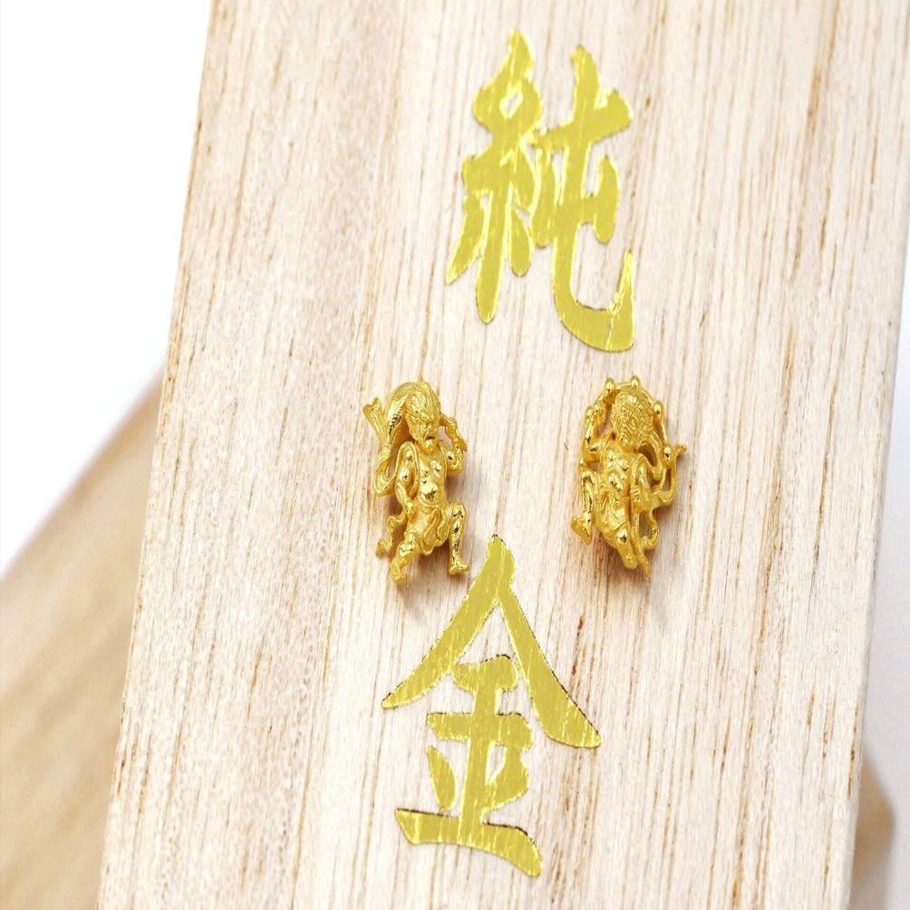 純金の風神雷神」登場。邪を祓い、運を呼ぶ守護神。｜株式会社RAINの