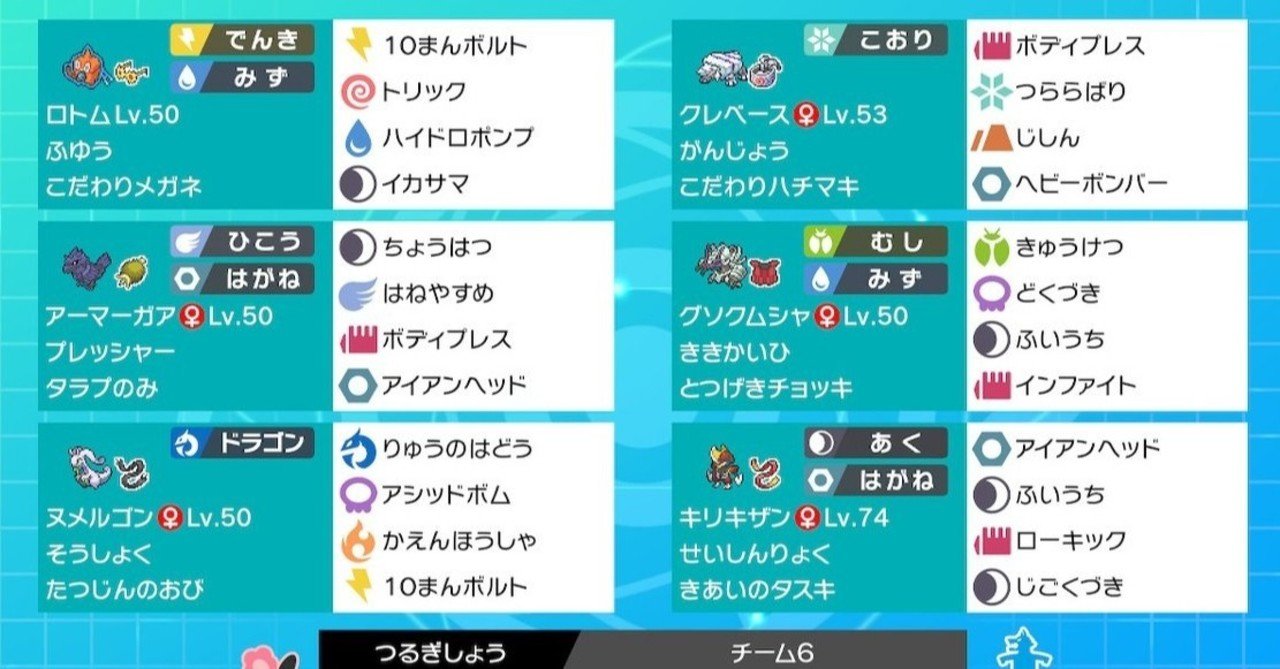 ポケモン剣盾 しんそく シングルバトル 回顧7500字 R1672 25勝12敗 Blpz Note