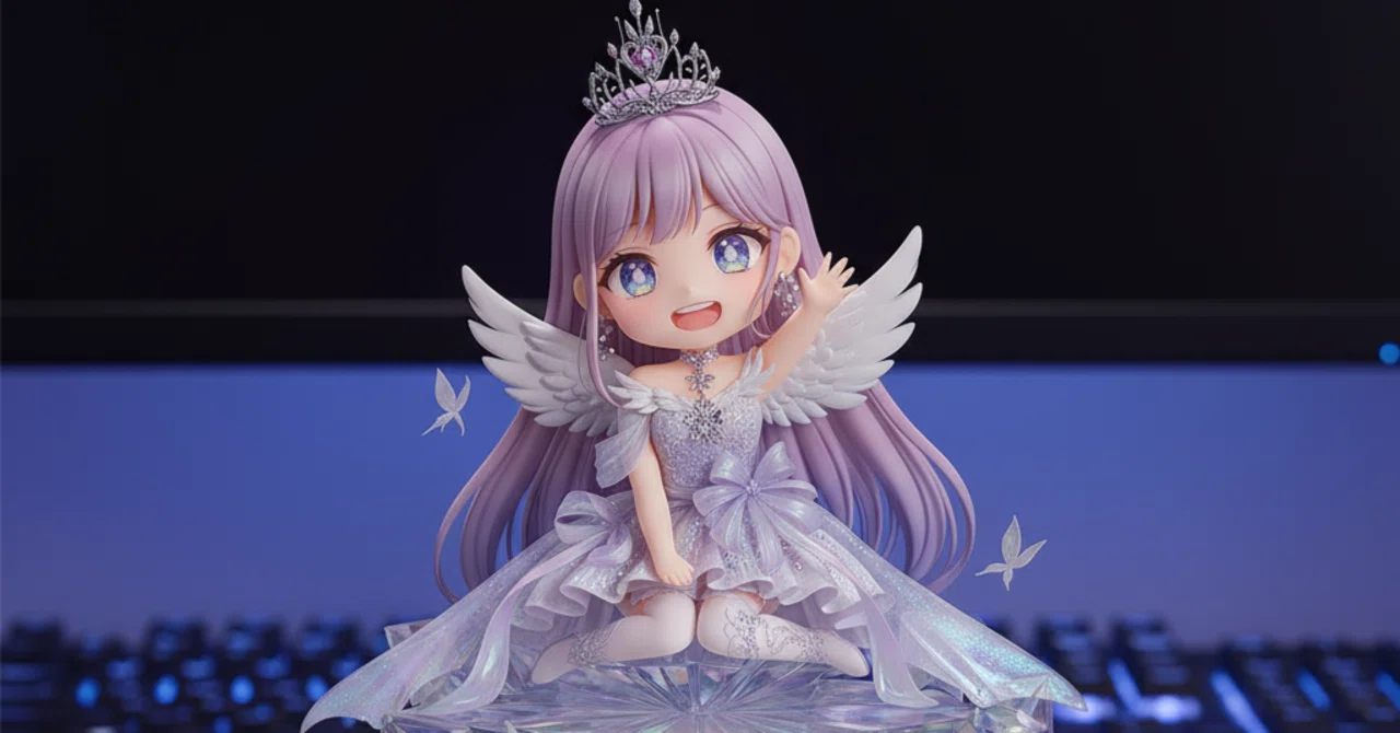 イラストのキャラクターをフィギュア化する方法！ PixAI「画像 