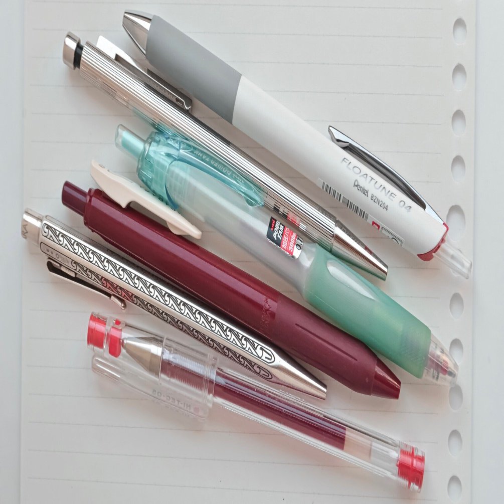 個人的に好きな赤ボールペン6選｜虫好き