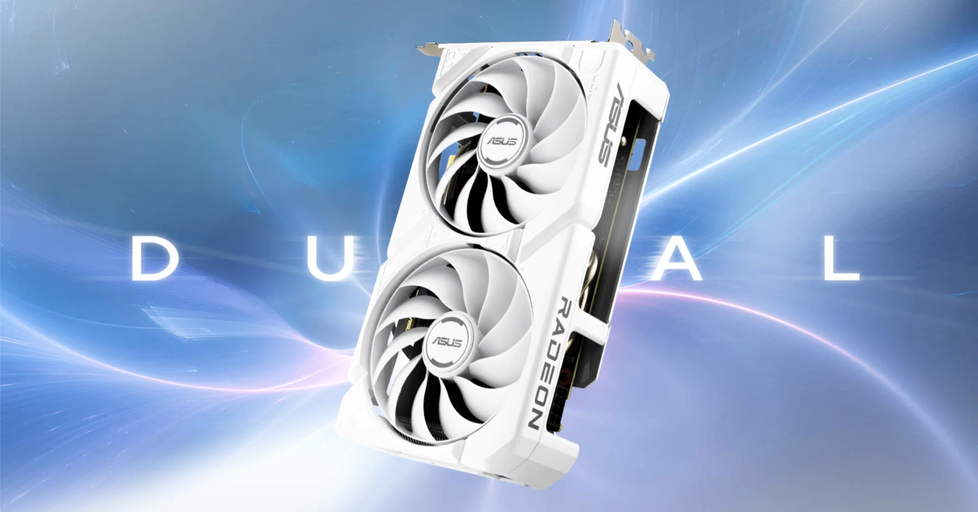 新製品】2連ファンのホワイトカラーモデル「Dual Radeon RX 9060 XT