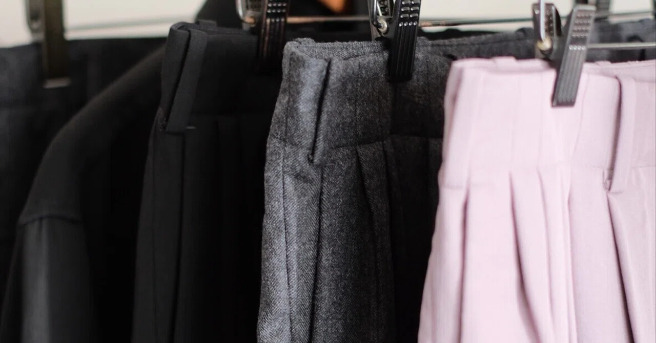 異次元パンツ ”nonnotte 5-Tuck Wide trousers