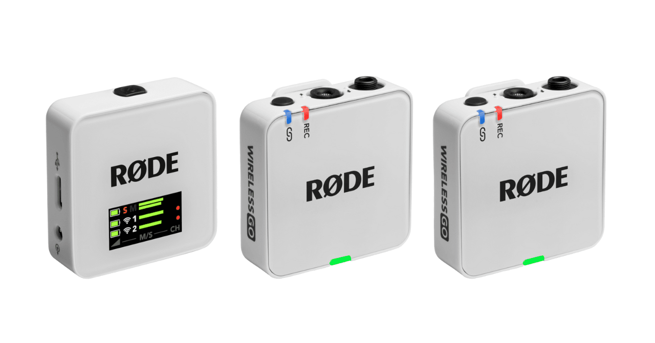 RODE Wireless GO コンパクトワイヤレスマイクシステム　白 RODE ワイヤレス ゴー（第3世代）ホワイト：新色でクリエイターの