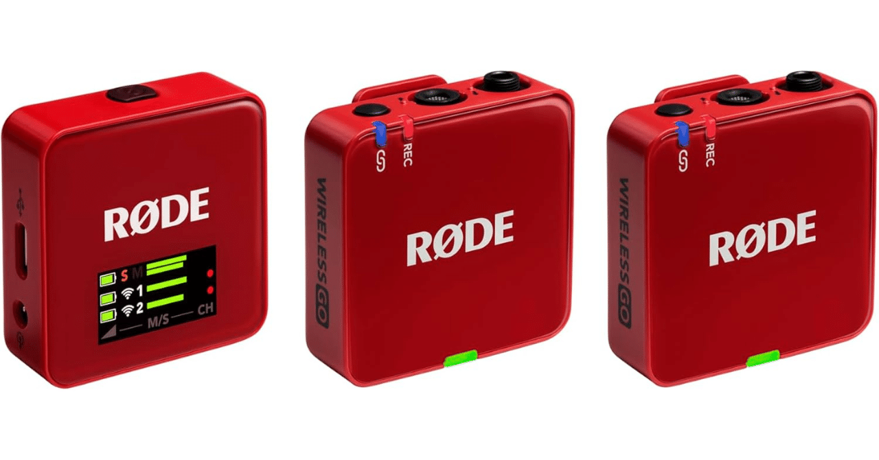 RODE ワイヤレスゴー第3世代 レッド｜GetGadgetGot