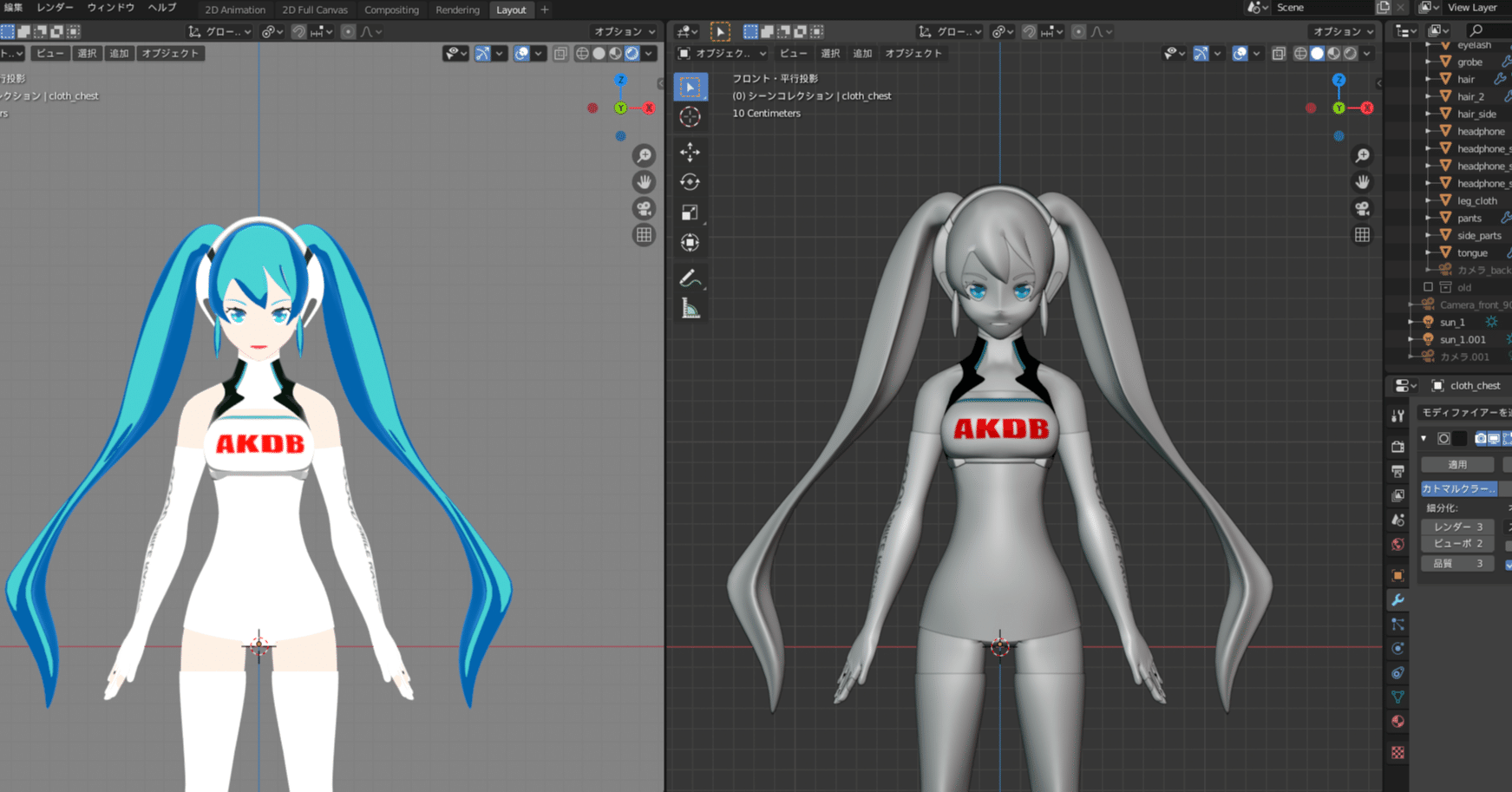 Blenderで初音ミクを作る 大仏 Note