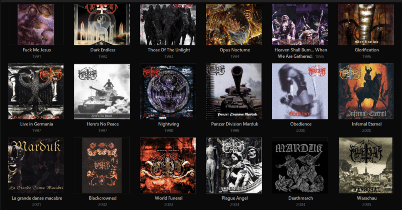 Marduk🇸🇪【全30作レビュー&徹底論考】: 反キリスト教・戦争・死の