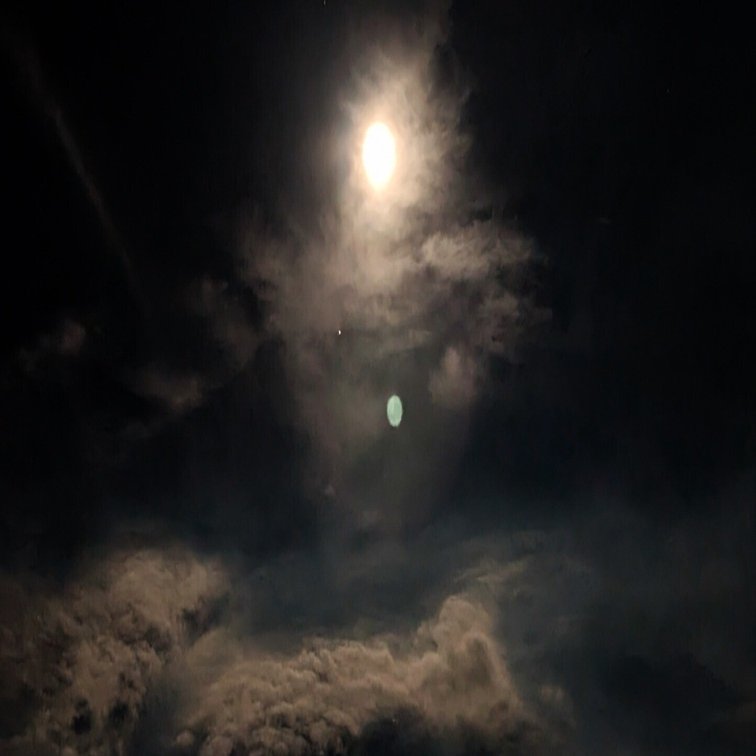 皆既月食に続いて「月と土星の共演」もスマホカメラで撮ってみた