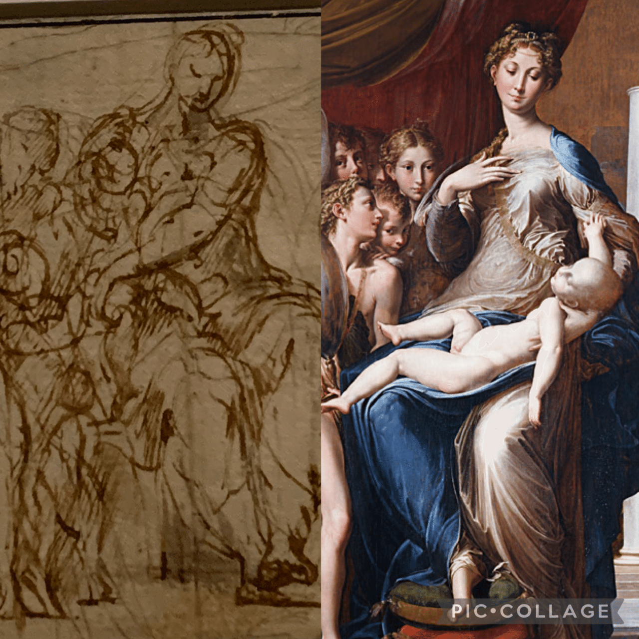 素描展】聖母はいつ”マニエる”の？パルミジャニーノ!【国立西洋美術館