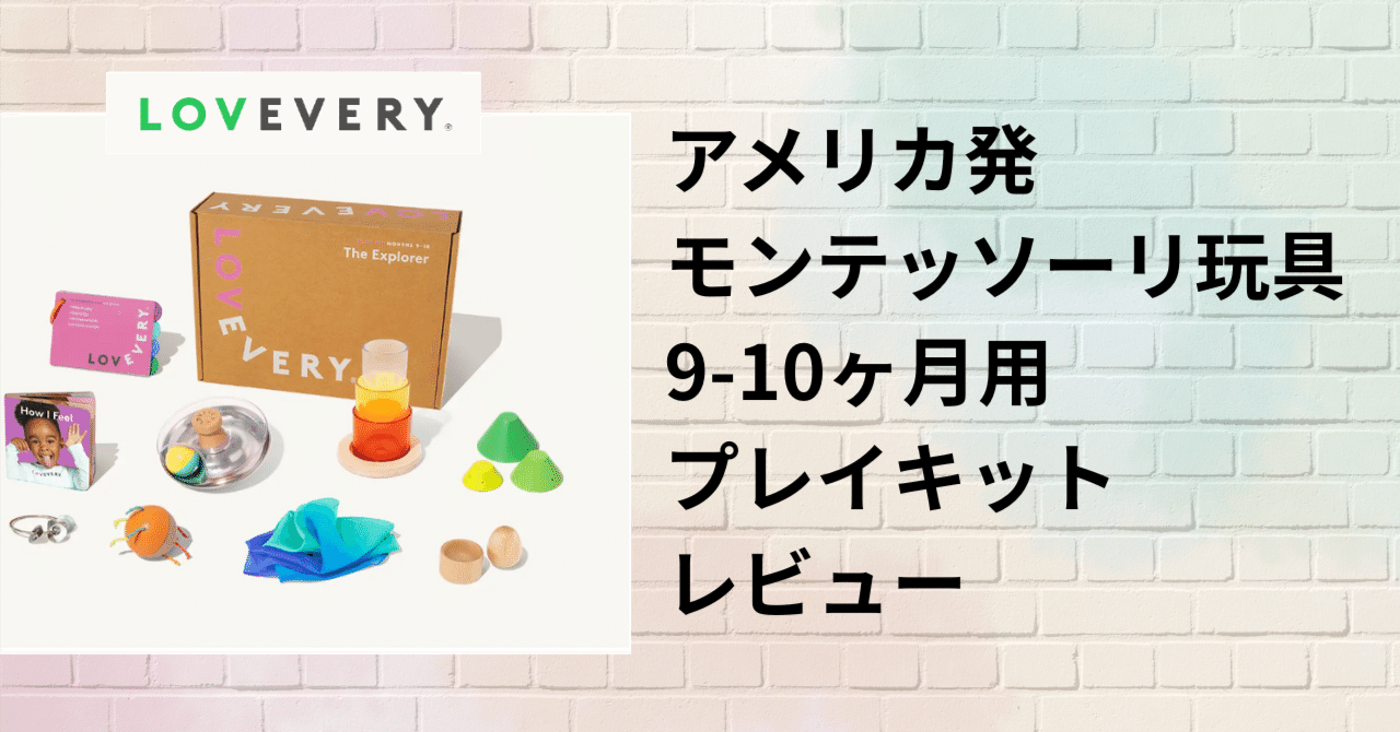 アメリカ子育て〉生後10ヶ月突入！ アメリカ発モンテッソーリ知育玩具