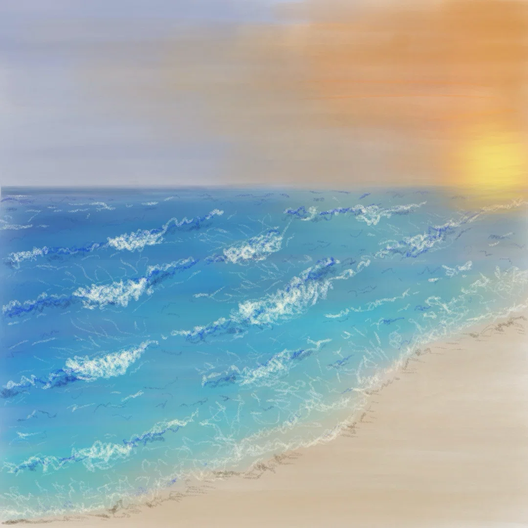 夏・・・海の絵を描く｜vie.fleur