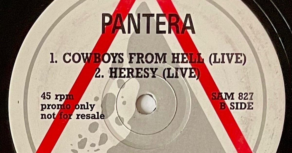 spark 12インチプロモ？ PANTERAのプロモ12インチ｜五辺宏明