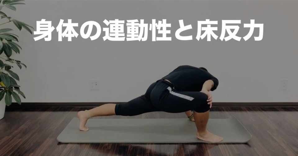 身体の連動性 床反力を考慮した脊柱柔軟性改善ストレッチ 平 純一朗 Pt Jspo At Note