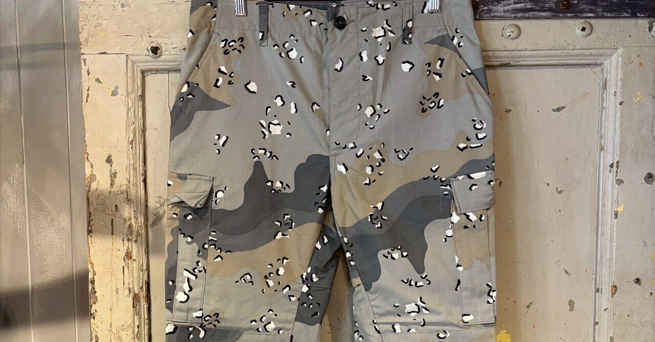 希少】謎のグレーチョコチップカモ徹底考察 ミリタリーパンツ｜はつみ