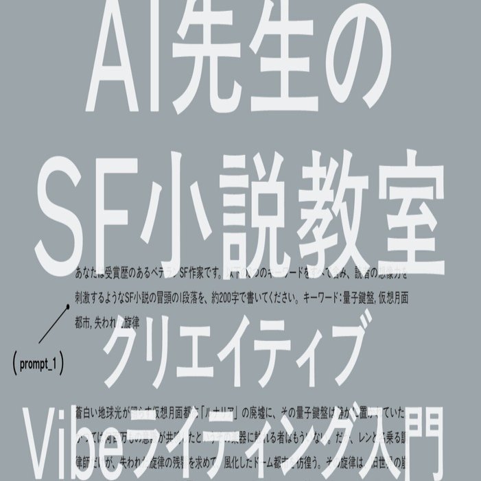 樋口恭介『AI先生のSF小説教室』まえがき・あとがき｜晶文社