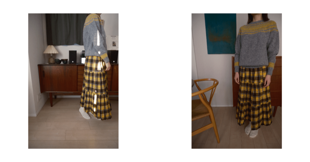 冬を彩るグレー×サンシャインとイエローネイビーチェック