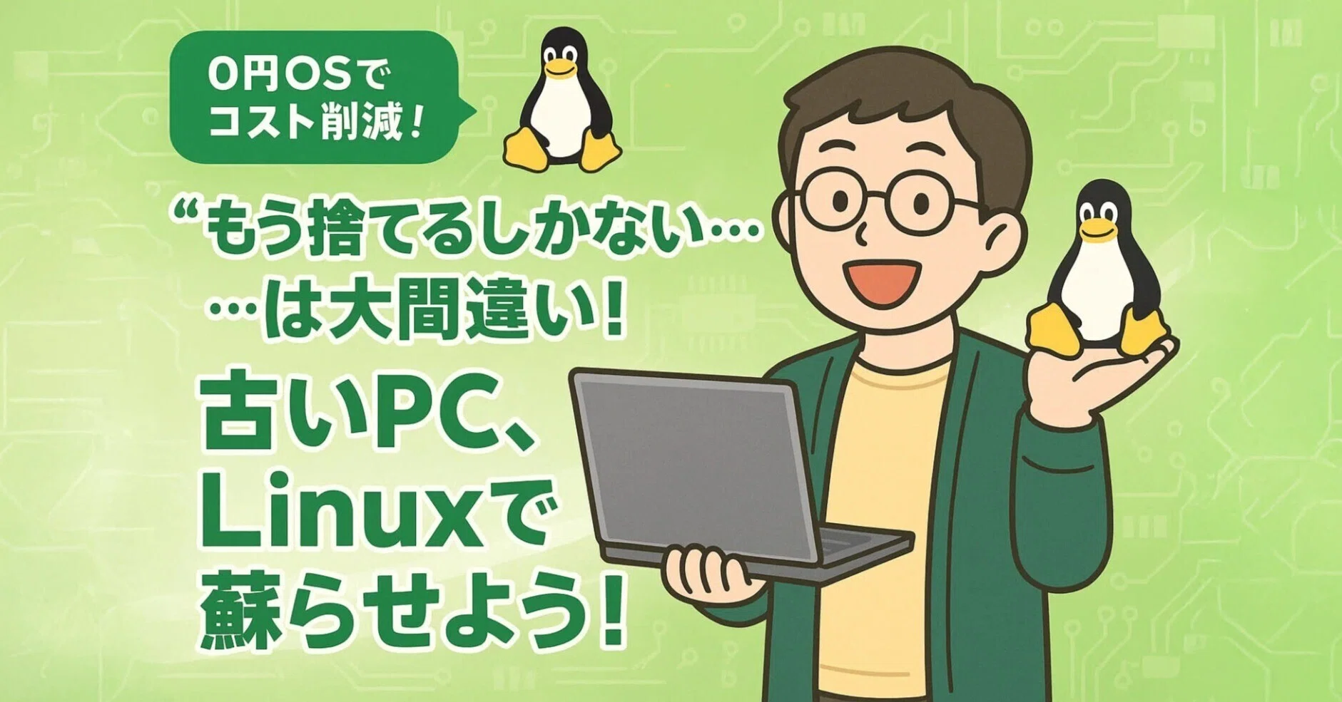 Linuxカスタム」：古いPCを“最強マシン”に蘇らせる方法【“廃棄寸前”PC