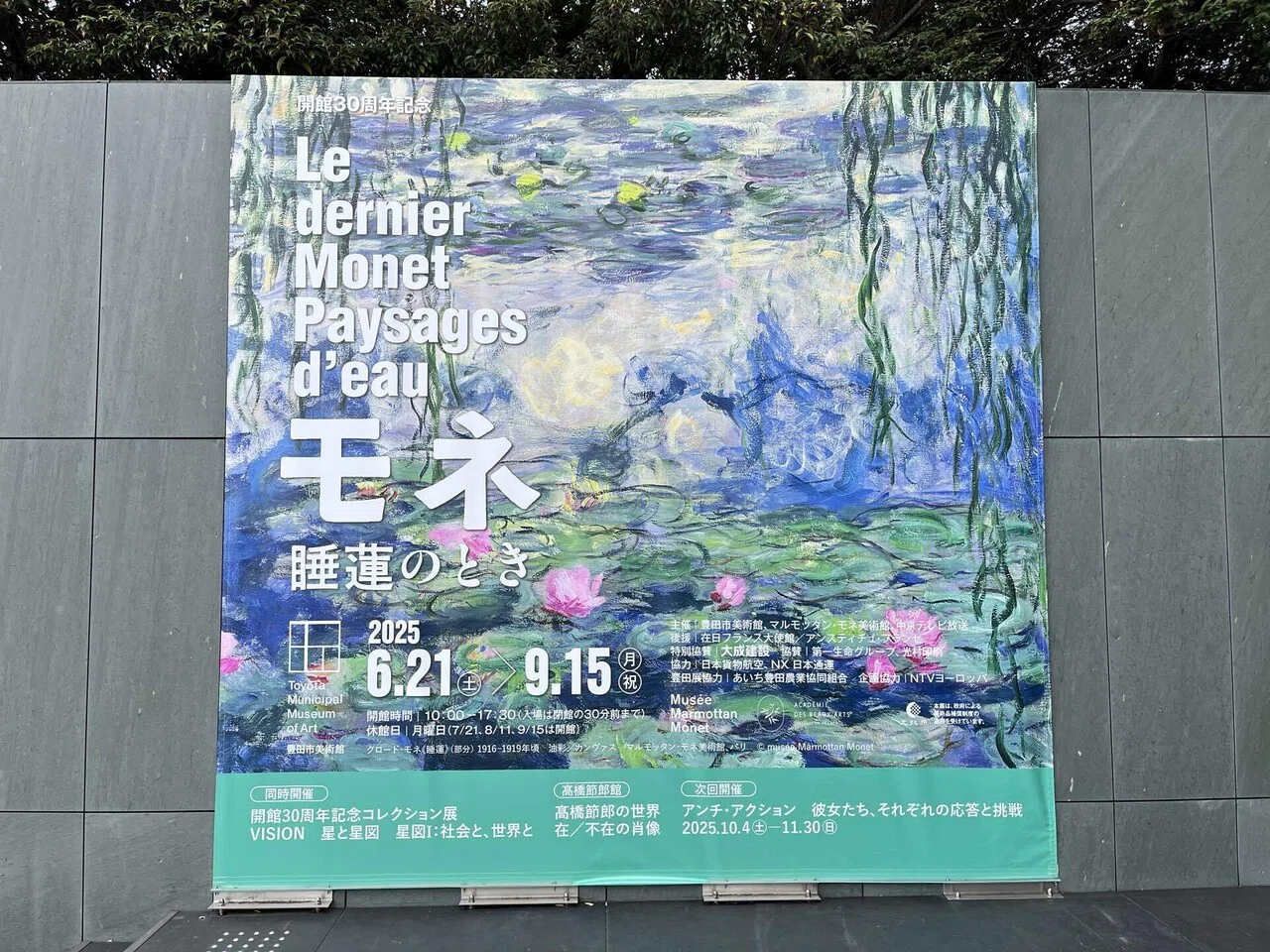 モネ 睡蓮のとき（豊田市美術館）｜藤崎殊海（Kotomi Fujisaki）