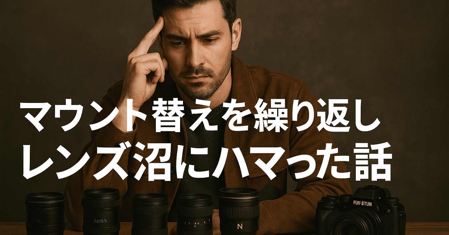 カメラ趣味で火の車！マウント替え＋レンズ沼のダブルパンチ｜No.54