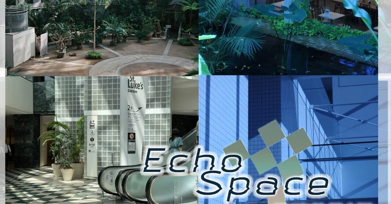 まだ見ぬ「EchoSpace」 を求めて｜ 視力｜現四通信 ｜ 現代4コマ◻️フリーペーパー