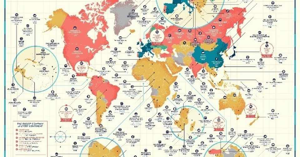 世界最古の企業を有する国はどこか アジアのスイミー Note