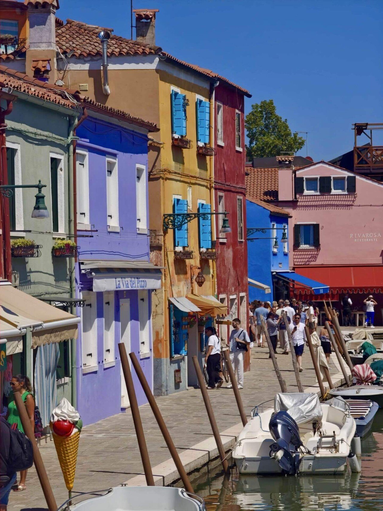 ヴェネチア本島〜ムラーノ島〜ブラーノ島（Venezia〜Murano