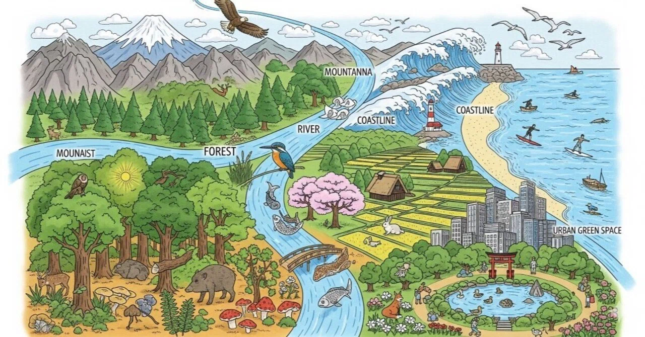神奈川の自然と生命の物語：6つのエリアでめぐる生物多様性ガイド 