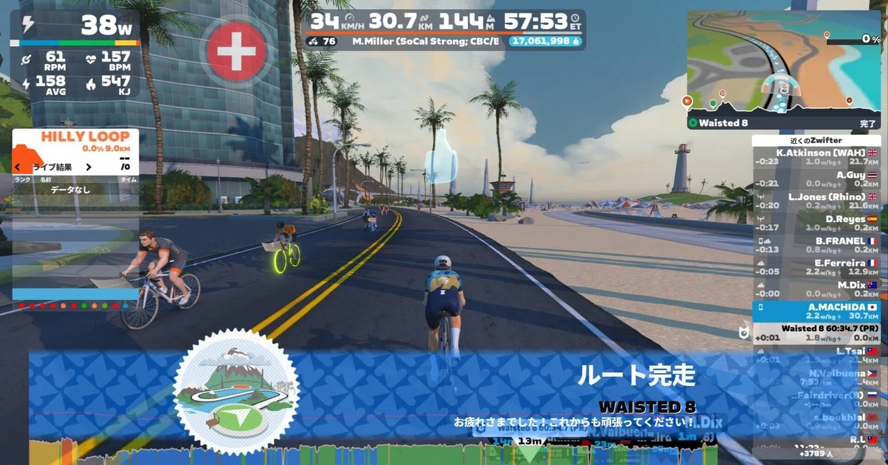 Zwift “Waisted 8
