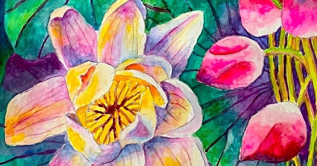 しあわせの葉っぱたち　(size14x18) 水彩画　原画 水彩画原画 アルプス山麓 ＃691 | iichi 日々の暮らしを心地よく