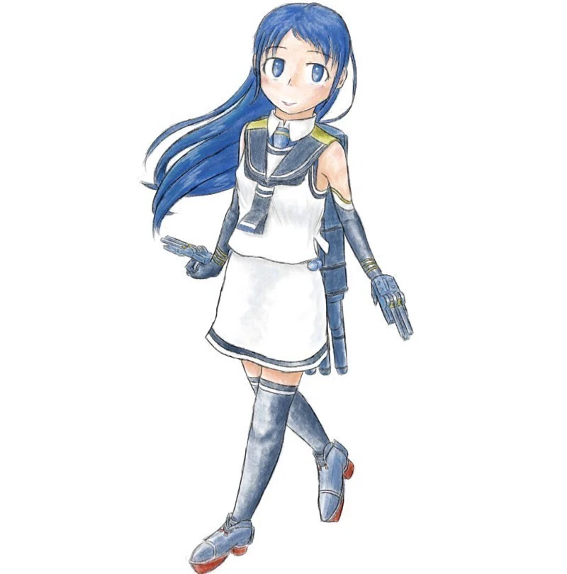 五月雨、涼風、新規立ち絵｜NISHIWAKI