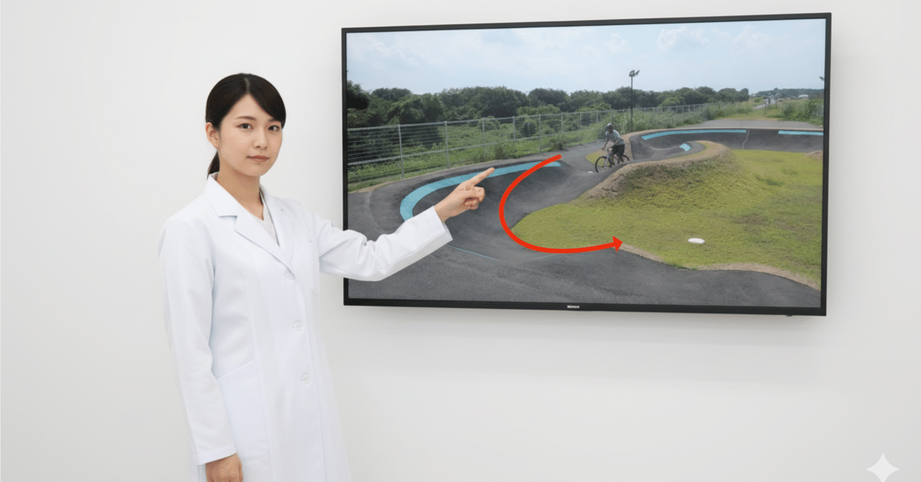 「このラインがトレースできたらジャンプに必要な初速が出力できる」、改めて「ライン取り」って重要だなって思った話。