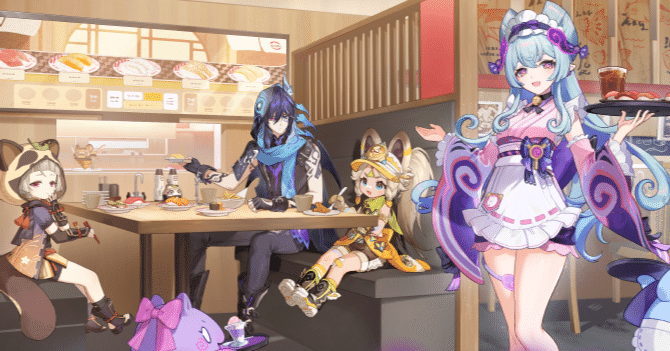 原神：空月の歌 ナド・クライの前にやること(スシロー×原神コラボ 観月