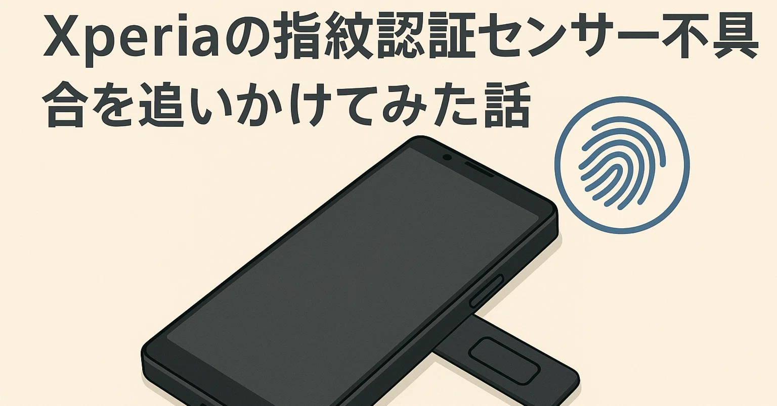 Xperiaの指紋認証センサー不具合を追いかけてみた話｜成田さん