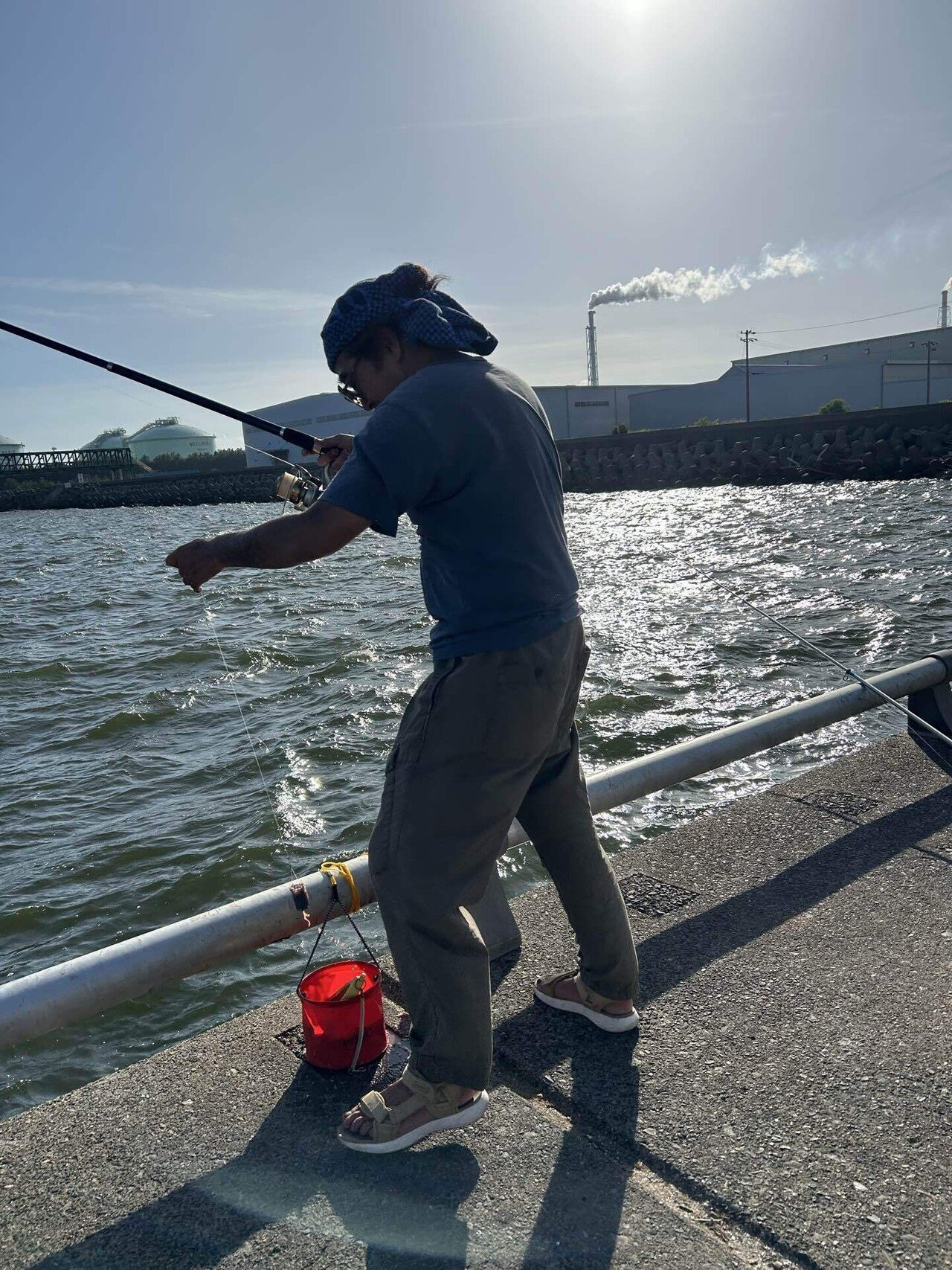 息子を連れて、生徒さんと釣りに行った！｜KUNIAKI（三味線のくにちゃん）