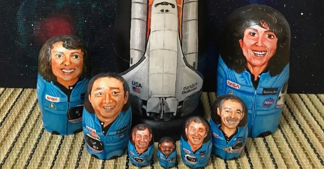 宇宙飛行スペースレンジャー チャレンジャー号マトリョーシカ｜松井 智恵美