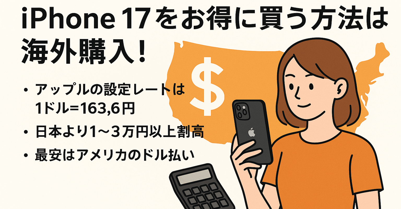 iPhone 17を最安値で買う方法！日本で買うのは罠だ！｜ショーン・タイラー | 40カ国節約海外移住
