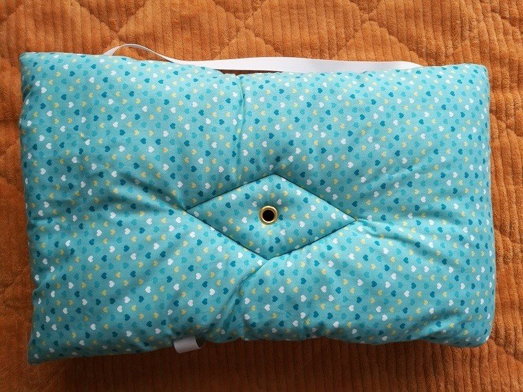 ハンドメイド入学グッズ：防災頭巾カバー（座布団タイプ）の作り方