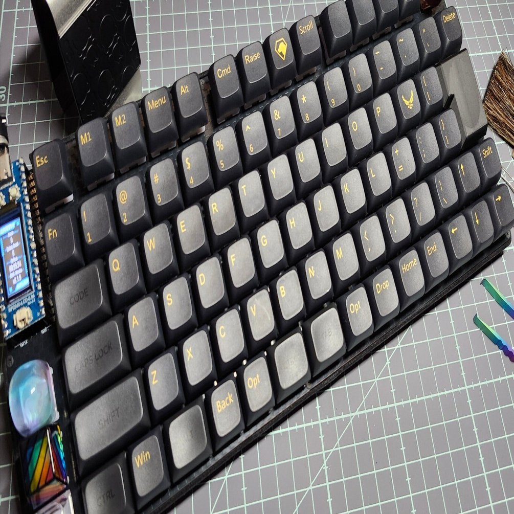 キーキャップXDAL DyeSub PBT 93 Orthlinear キーキャップセット