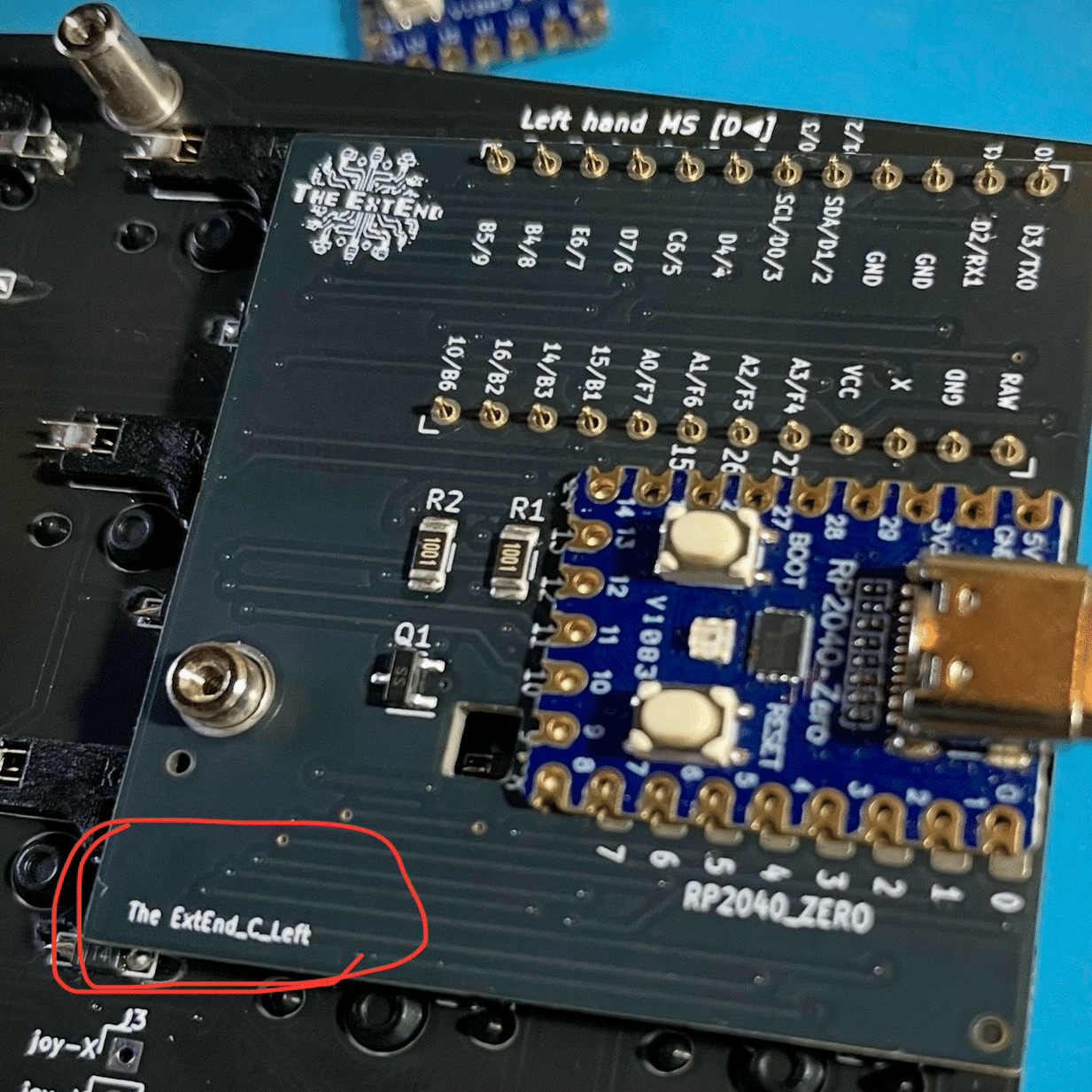 3.7 RP2040ZERO変換基板「TheExtEnd_RP」のビルドガイド／キーフリ頒布