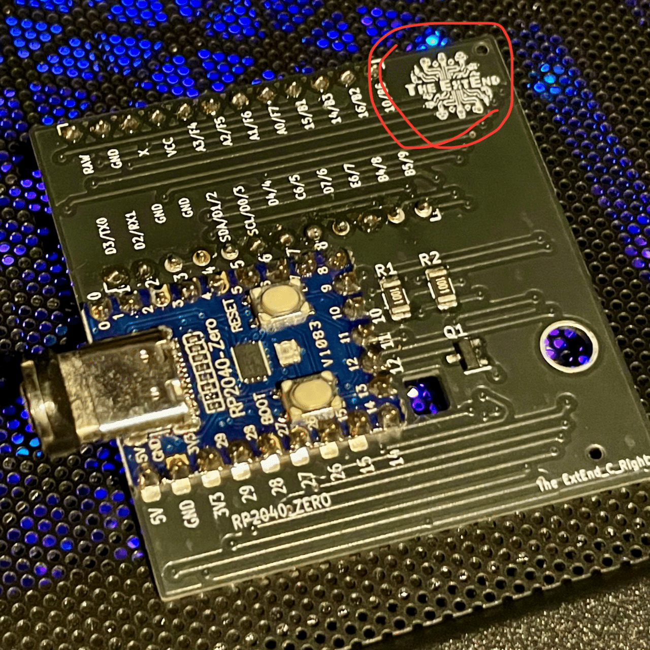 3.7 RP2040ZERO変換基板「TheExtEnd_RP」のビルドガイド／キーフリ頒布