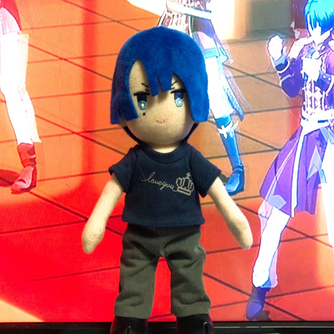 1666 ちびぬいちゃんのタートル＆吊りズボン ちびぬい 服 ズボン