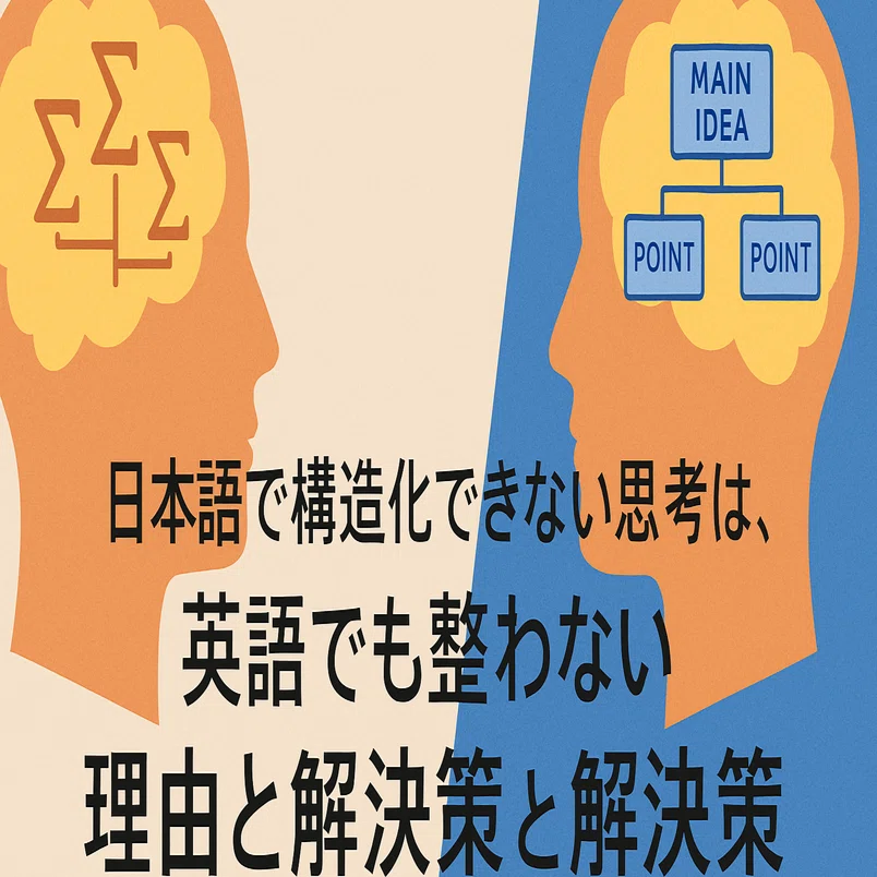 日本語で構造化できない思考は、英語でも整わない理由と解決策｜Ateryn