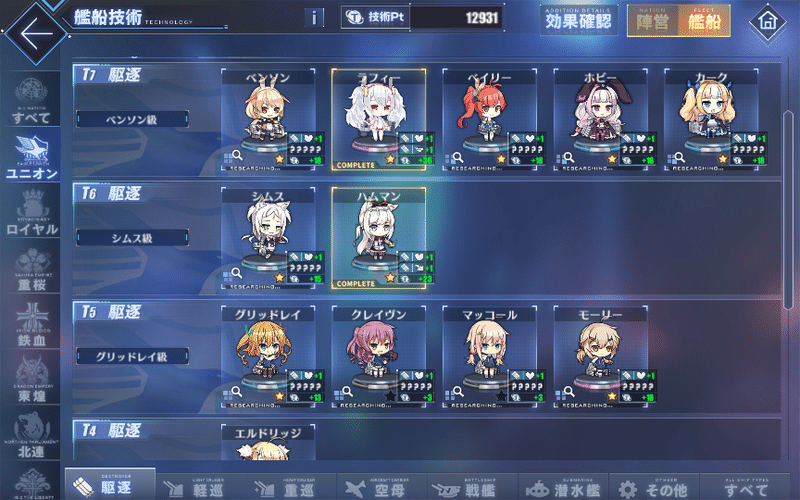 アズールレーンlv1が1艦になったので1艦ずつレビュー Kx8 Note