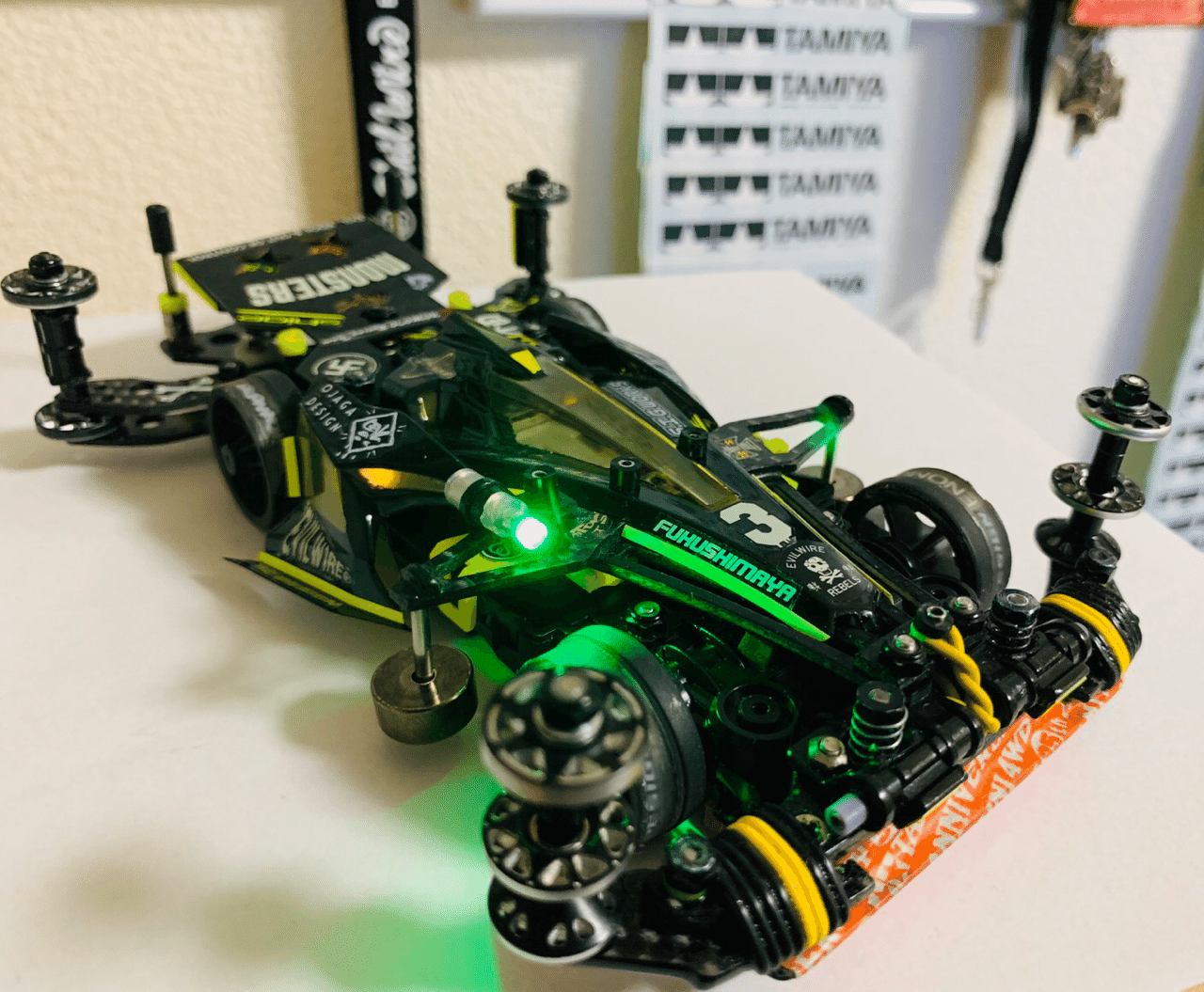 ミニ四駆MSフレキ 完成品シゲイル ミニ四駆MSフレキ 完成品シゲイル